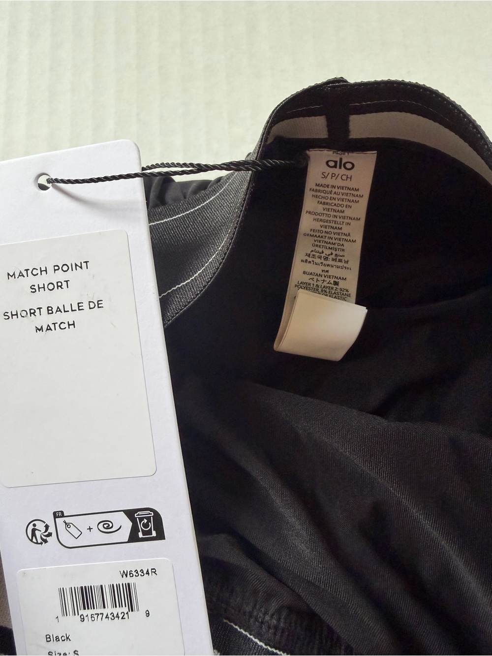 NWT Alo Yoga Match Point Short - Picture 6 of 7